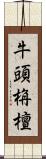 牛頭栴檀 Scroll