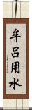 牟呂用水 Scroll