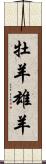 牡羊;雄羊 Scroll