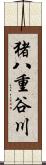 猪八重谷川 Scroll