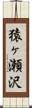 猿ヶ瀬沢 Scroll