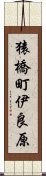 猿橋町伊良原 Scroll