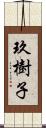 玖樹子 Scroll