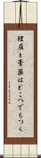 理屈と膏薬はどこへでもつく Scroll