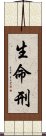 生命刑 Scroll