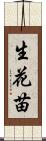 生花苗 Scroll