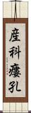 産科瘻孔 Scroll