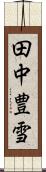 田中豊雪 Scroll