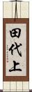 田代上 Scroll
