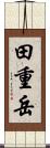 田重岳 Scroll
