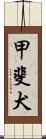 甲斐犬 Scroll