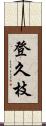 登久枝 Scroll
