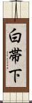 白帯下 Scroll