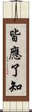 皆應了知 Scroll