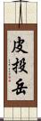 皮投岳 Scroll