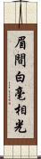 眉間白毫相光 Scroll