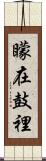 矇在鼓裡 Scroll