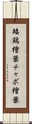 矮鶏檜葉 Scroll