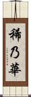 稀乃華 Scroll