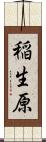稲生原 Scroll