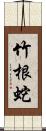 竹根蛇 Scroll