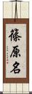 篠原名 Scroll