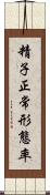 精子正常形態率 Scroll
