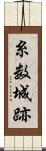 糸数城跡 Scroll
