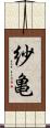紗亀 Scroll