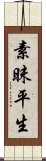 素昧平生 Scroll