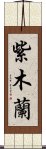 紫木蘭 Scroll