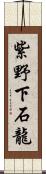 紫野下石龍 Scroll