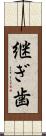継ぎ歯 Scroll