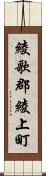 綾歌郡綾上町 Scroll