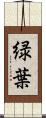 緑葉 Scroll