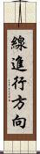 線進行方向 Scroll