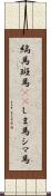 縞馬;斑馬(rK);しま馬;シマ馬 Scroll