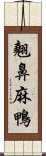 翹鼻麻鴨 Scroll