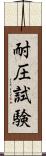 耐圧試験 Scroll