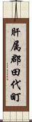 肝属郡田代町 Scroll
