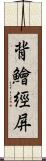 背鱠經屏 Scroll