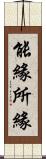 能緣所緣 Scroll