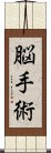 脳手術 Scroll