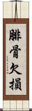 腓骨欠損 Scroll