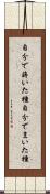 自分で蒔いた種 Scroll