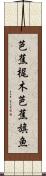 芭蕉梶木 Scroll