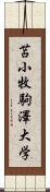 苫小牧駒澤大学 Scroll