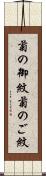 菊の御紋 Scroll