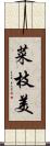 菜枝美 Scroll