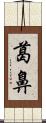 葛鼻 Scroll